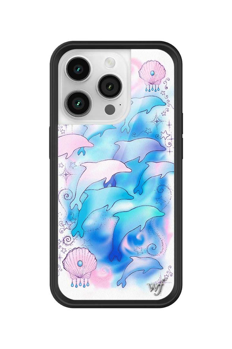 Dolphin Dreams iPhone Case, Alternate, color, White