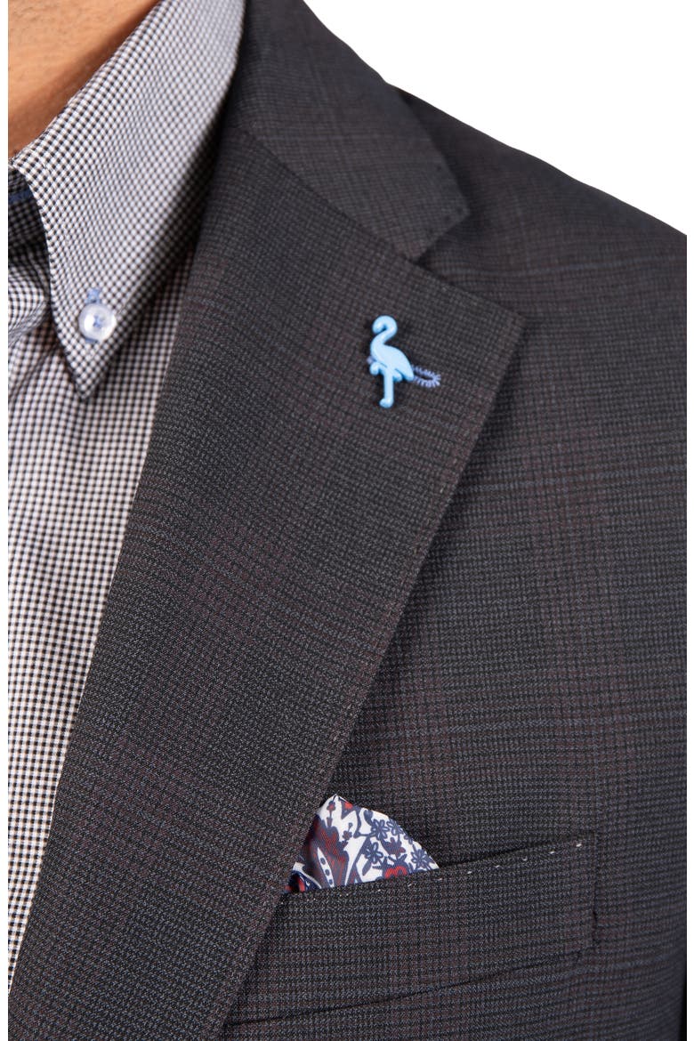 Shadow Glen Plaid Sport Coat, Alternate, color, CHARCOAL