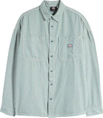 Dickies Hickory Stripe Button-Up Work Shirt | Nordstrom