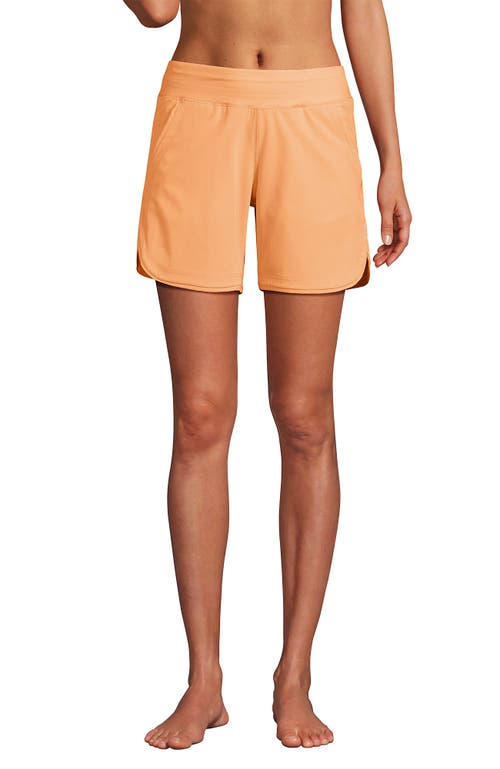 Lands' End 5" Board Shorts In Orange Mist