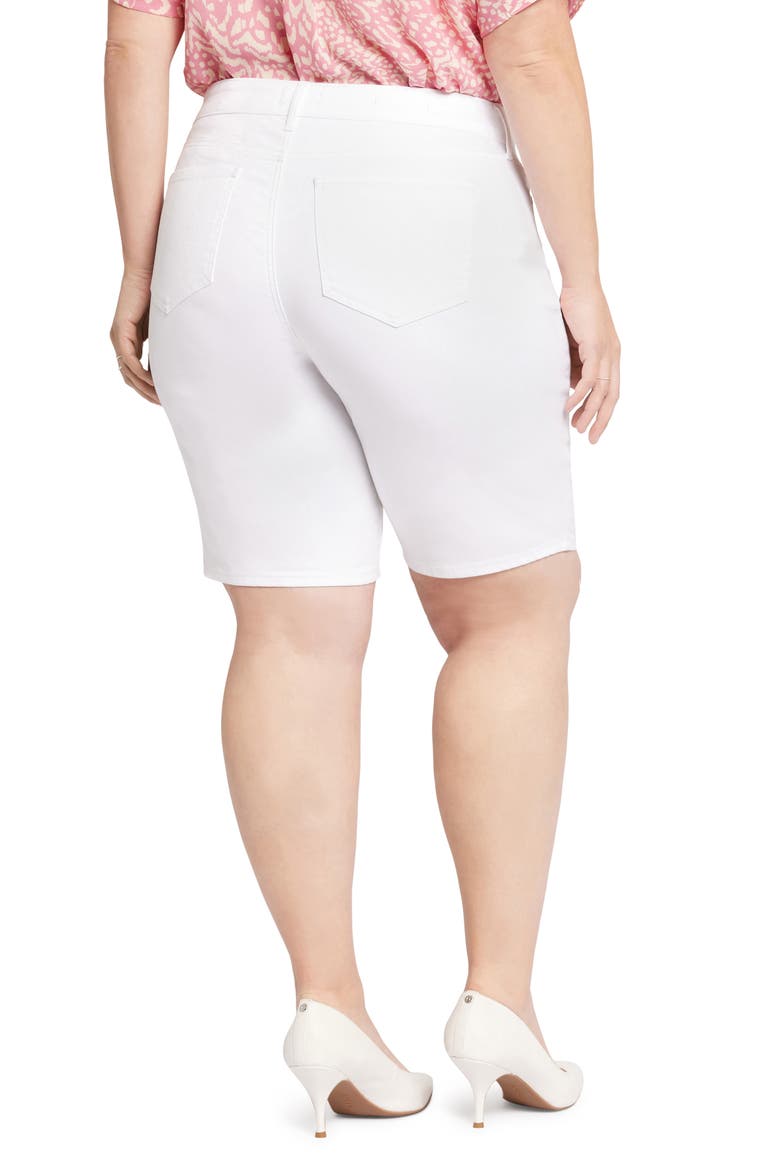 Briella Floral Print Bermuda Shorts, Alternate, color, OPTIC WHITE