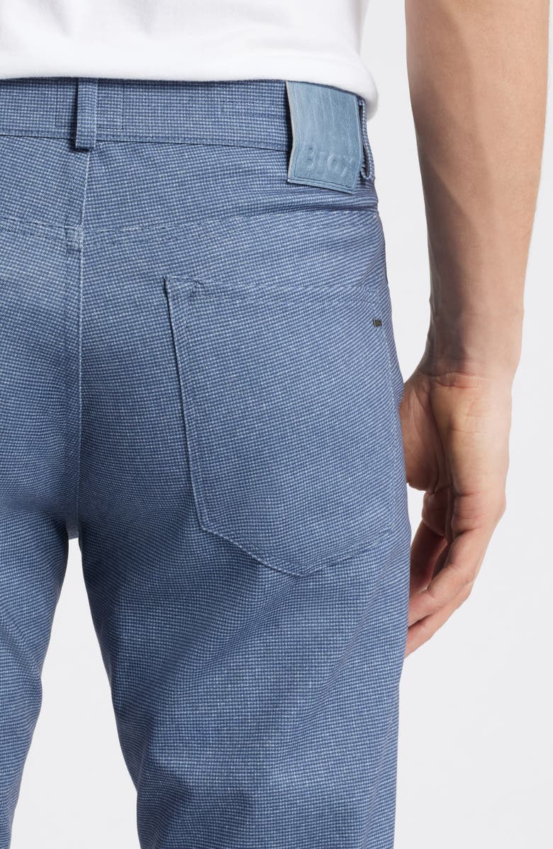 Brax Chuck Hi Flex Microprint Modern Fit Pants, Alternate, color, 26-Storm