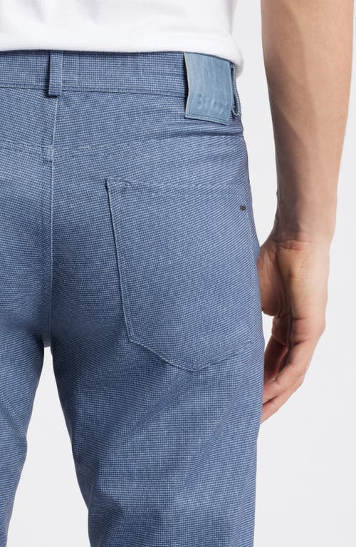 Brax Chuck Hi Flex Microprint Modern Fit Pants In 26-storm