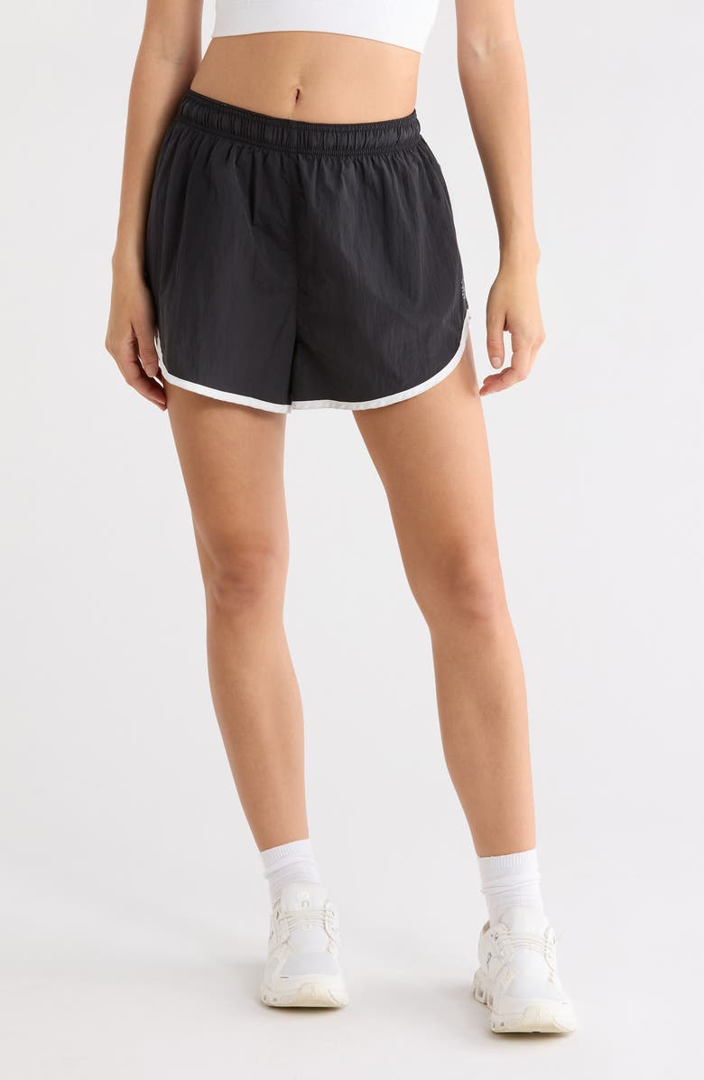 Free People FP Movement Now or Never Run Shorts, Main, color, Black Combo