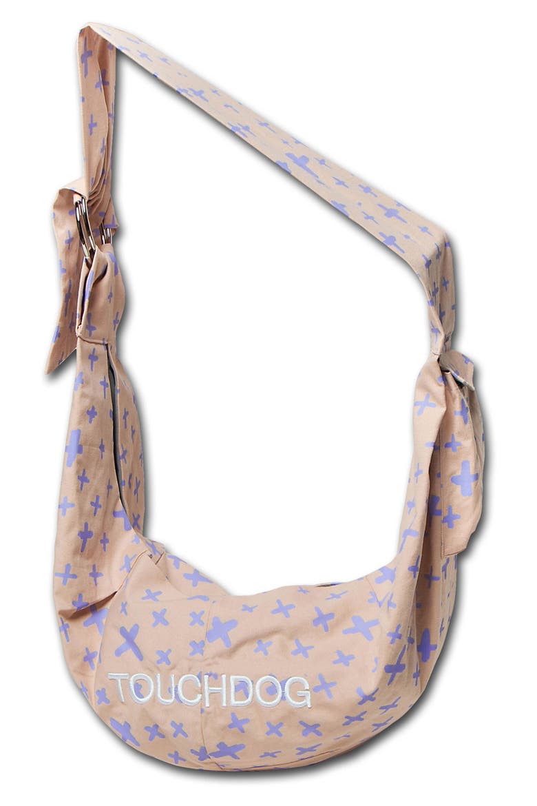 Touchdog Paw-Ease Over-The-Shoulder Sling Pet Carrier, Main, color, PINK