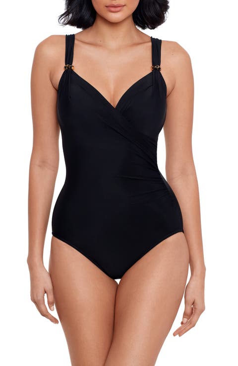 Razzle Dazzle Siren One-Piece Swimsuit (Regular & Plus)