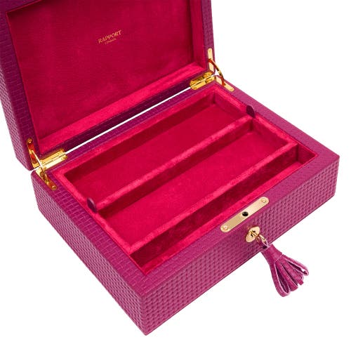 Rapport London Charlotte Jewelry Box In Pink