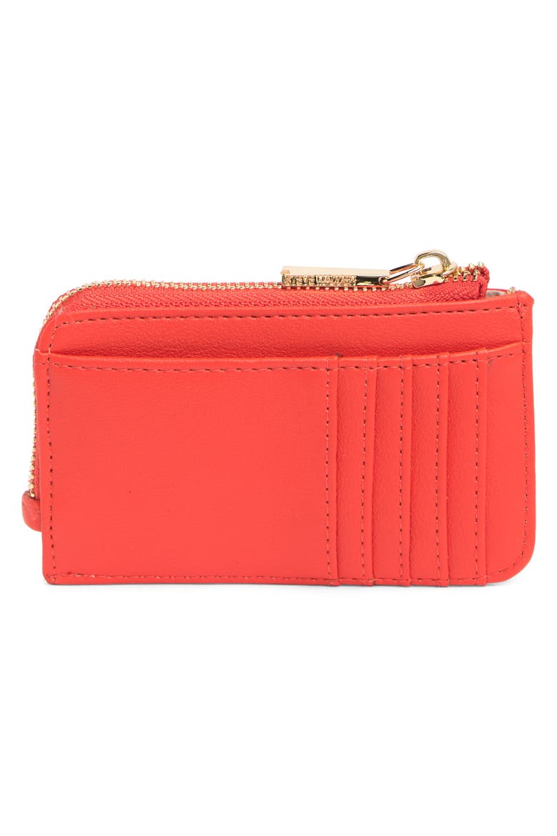 B Slim Zip Around Card Case, Alternate, color, POPPY
