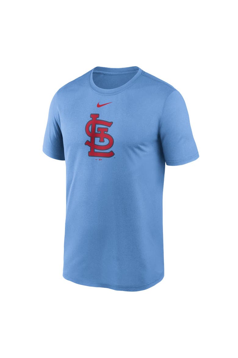 Men's Nike  Light Blue St. Louis Cardinals Legend Fuse Large Logo Dri-FIT T-Shirt, Alternate, color, Light Blue