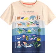 Mini Boden Kids' Glow in the Dark Graphic T-Shirt