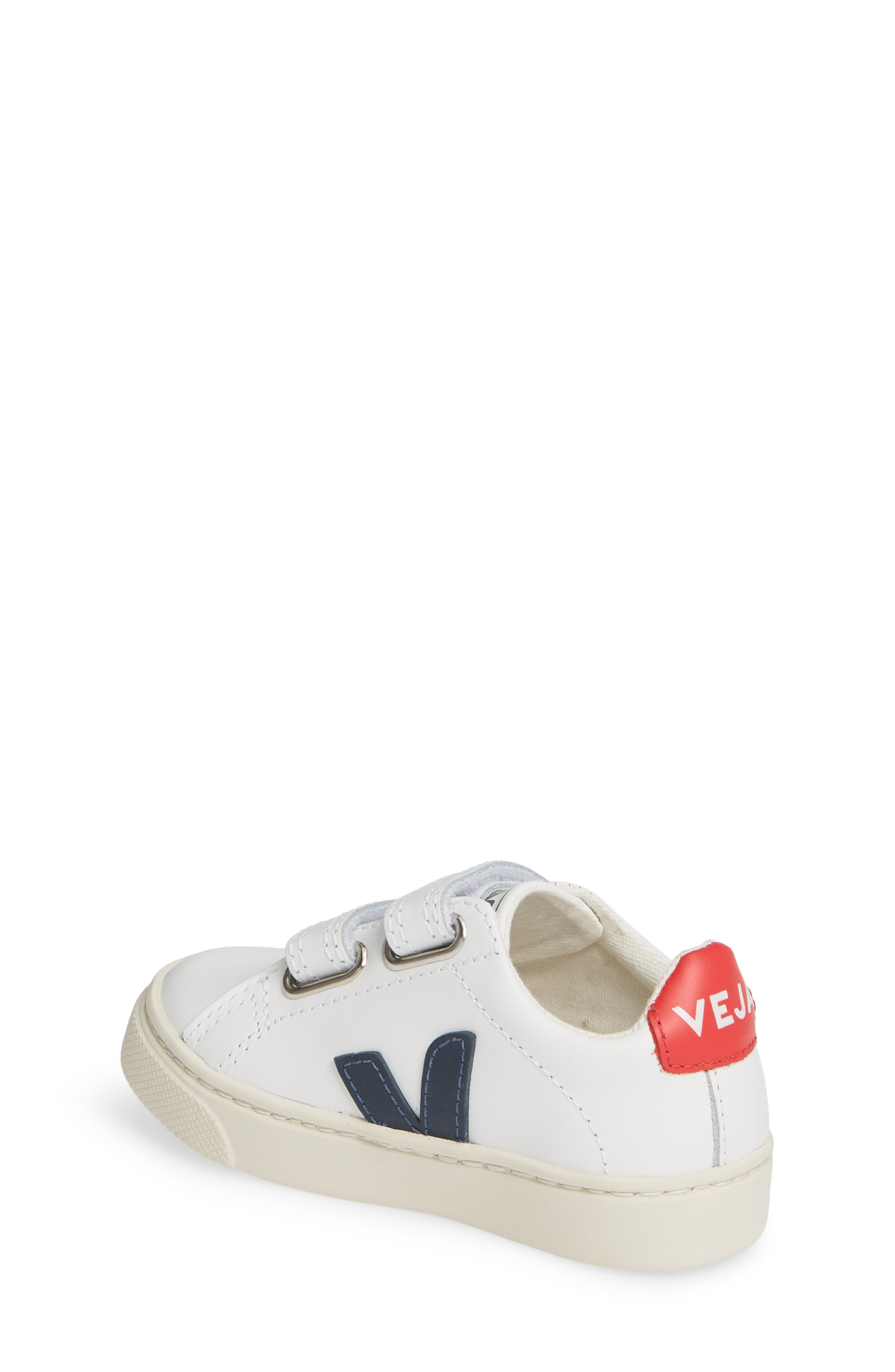 Esplar Double Strap Sneaker, Alternate, color, EXTRA-WHITE NAUTICO PEKIN