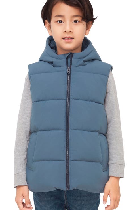 Kids' Everett Hooded Puffer Vest