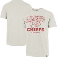 '47 Men's '47 Natural Kansas City Chiefs Head On Scrum Slub T-Shirt