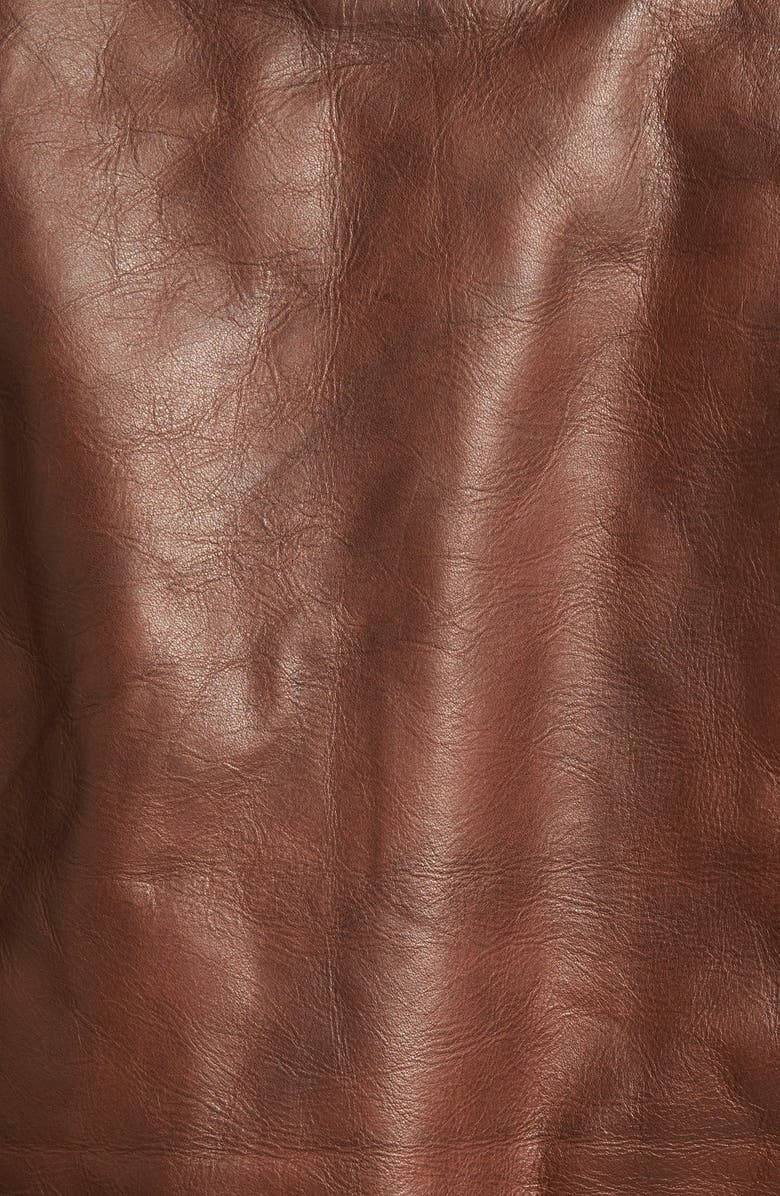 ROLAND SANDS DESIGN 'Ronin' Café Racer Leather Jacket, Alternate, color, 