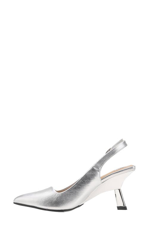 Ninety Union Koko Slingback Pump In Silver
