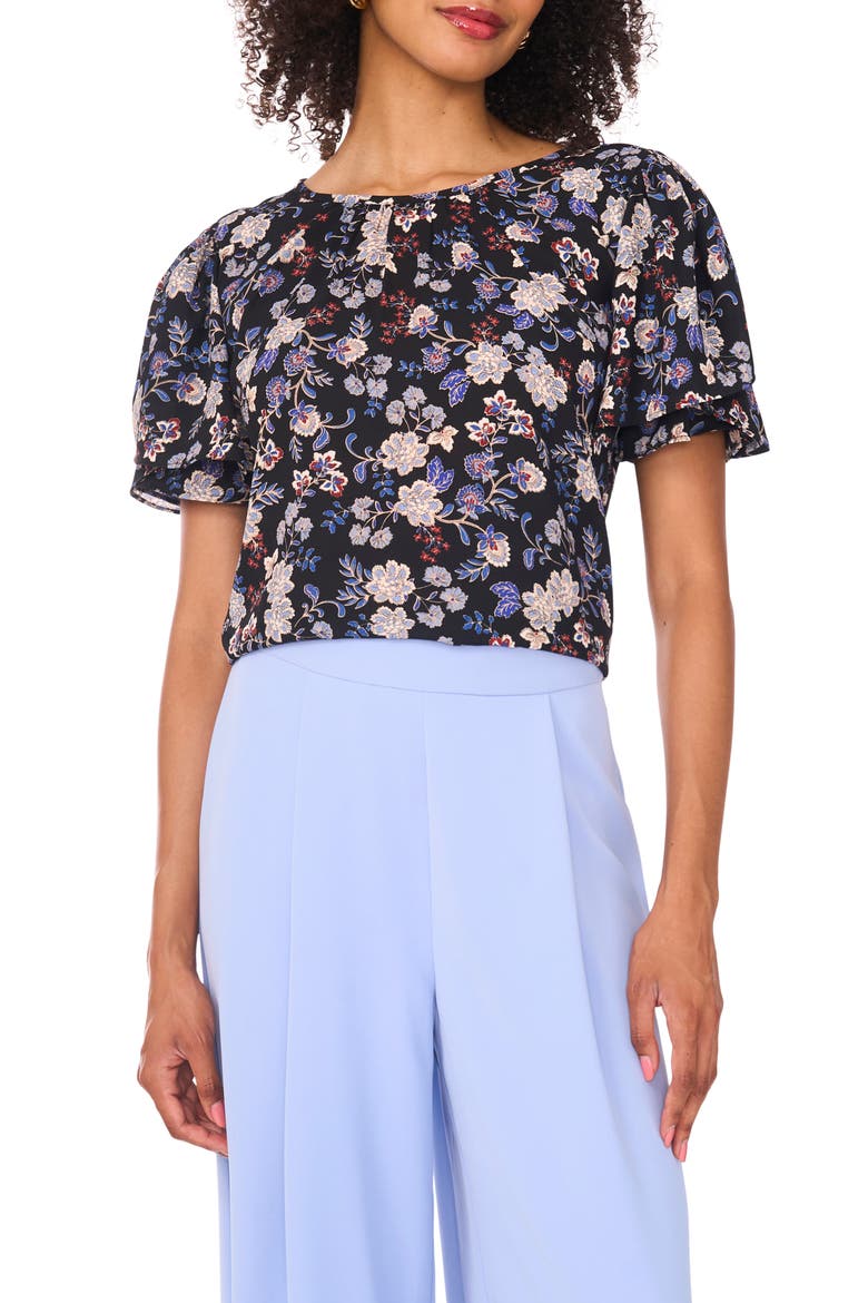 Tulip Sleeve Top, Main, color, FRENCH BLUE