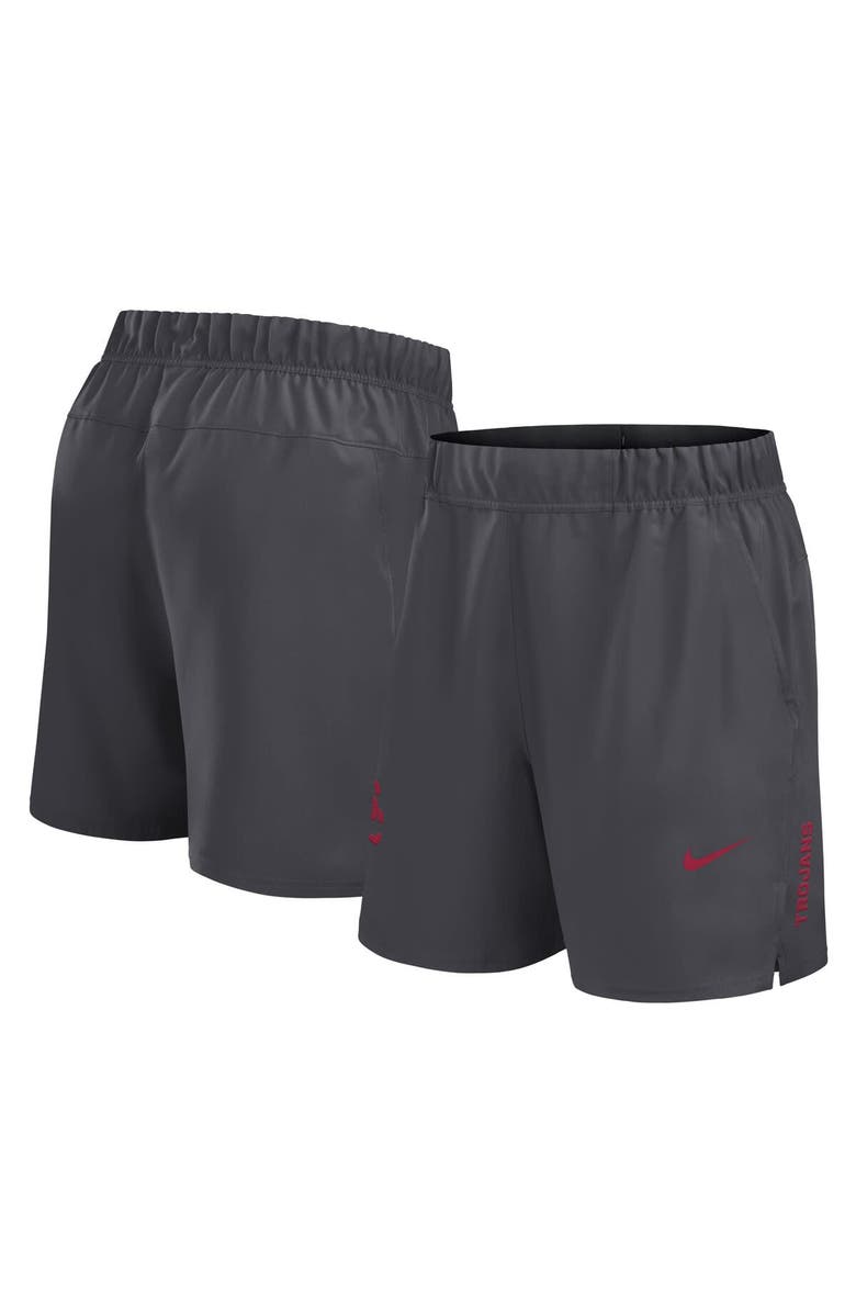 Nike Men's Nike Gray USC Trojans Primetime Woven Victory Performance Shorts, Alternate, color, Gray