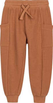 MILES THE LABEL Kids' Cotton Ottoman Joggers
