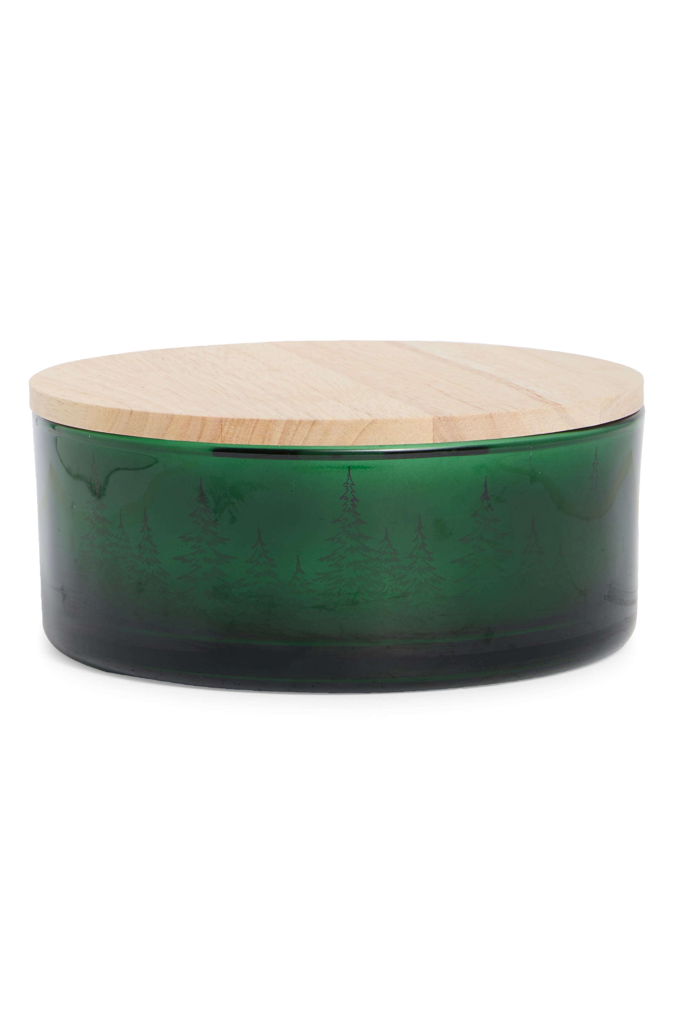 Spiced Pine Etched Electroplate Candle