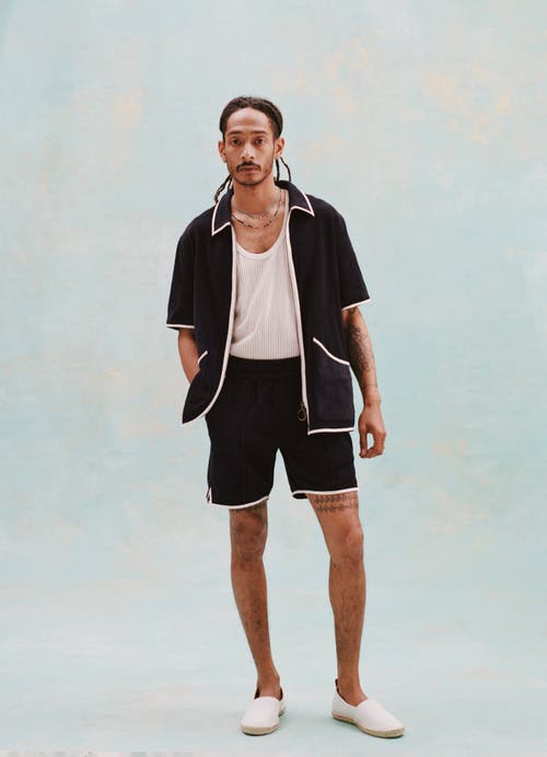 Tombolo 'standard Issue' Cabana Shorts In Midnight Blue