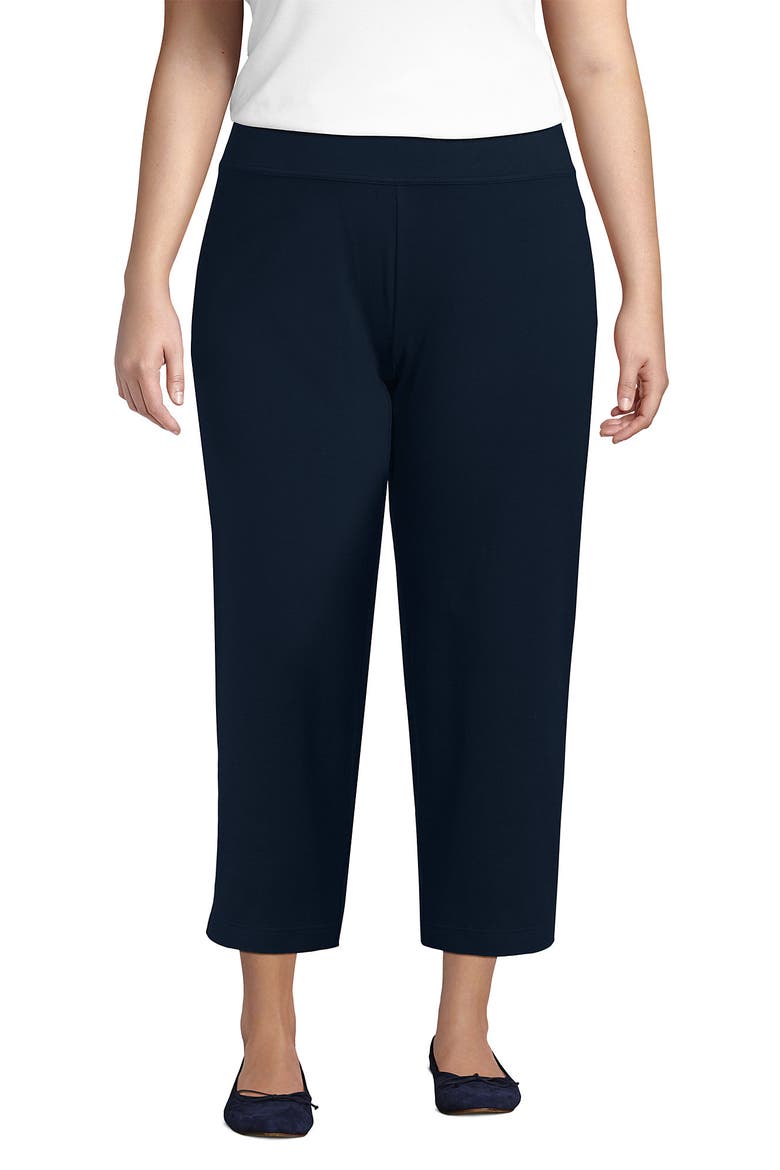 Starfish Mid Rise Pull On Crop Pants, Main, color, Radiant Navy
