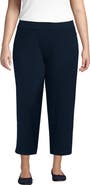 Lands' End Starfish Mid Rise Pull On Crop Pants
