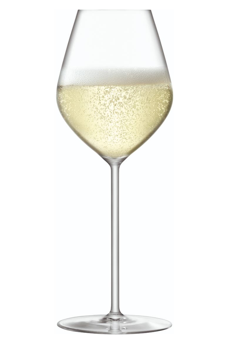 Borough Set of 4 Tulip Champagne Glasses, Alternate, color, CLEAR