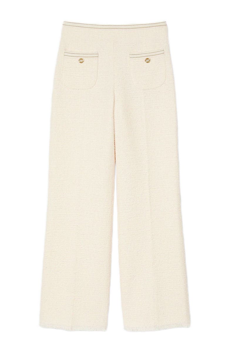 SANDRO Decorative tweed trousers, Alternate, color, 