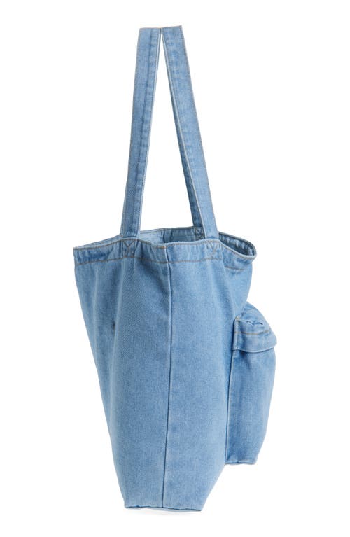 Bp. Denim Tote In Light Wash