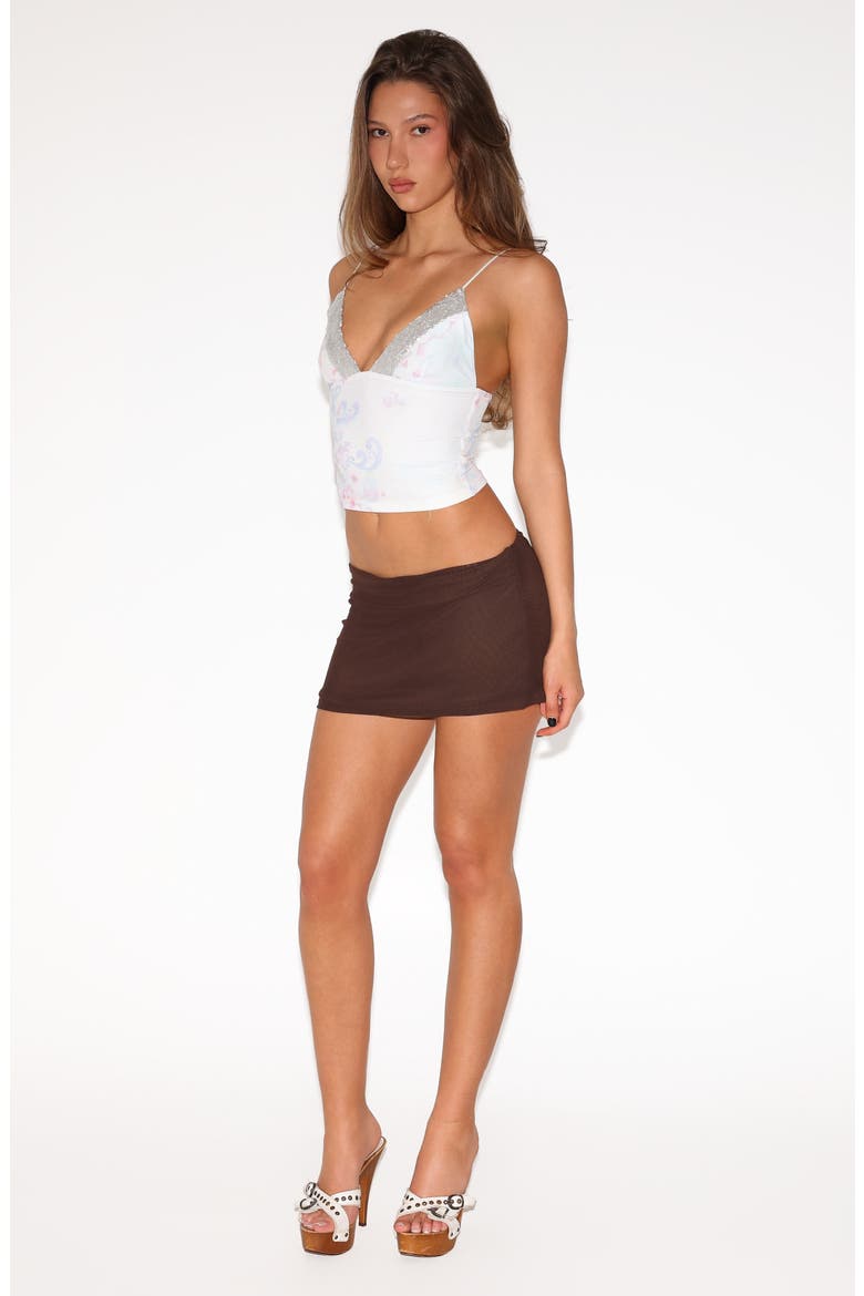 Fenella Sequin Trim Crop Camisole, Alternate, color, CHERRY BLOSSOM