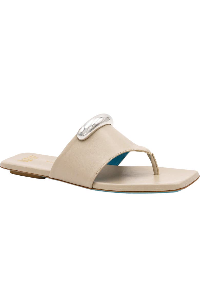 Valentina Rangoni Circe Thong Flat Sandal, Main, color, Corda
