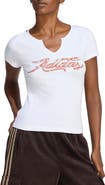 adidas Originals Crystal Logo Graphic Slim T-Shirt