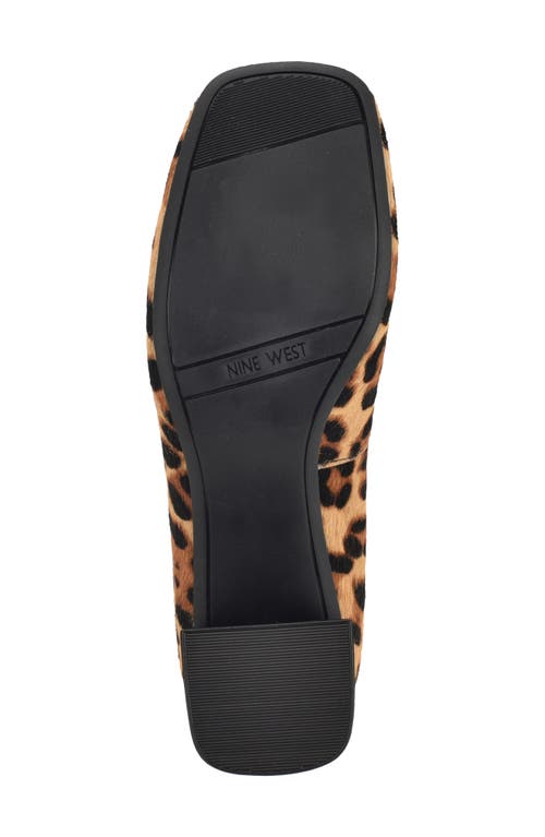 Nine West Veepe Genuine Calf Hair Pump In Brown