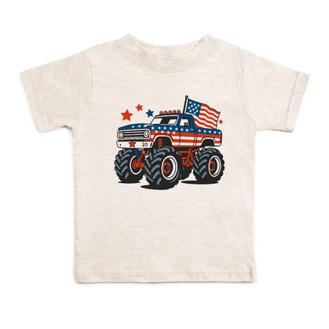 American Monster Truck Short Sleeve T-Shirt (Toddler & Little Kid)