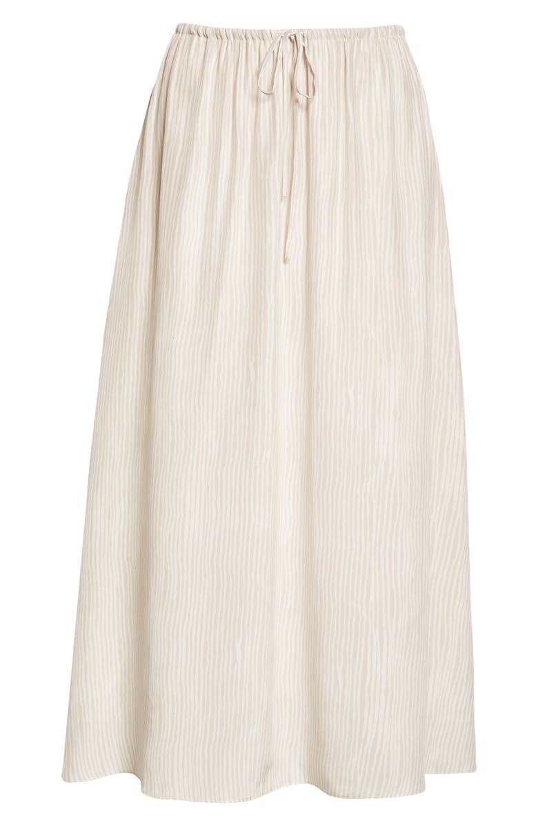 ATM Anthony Thomas Melillo Moiré Print Silk Maxi Skirt, Alternate, color,