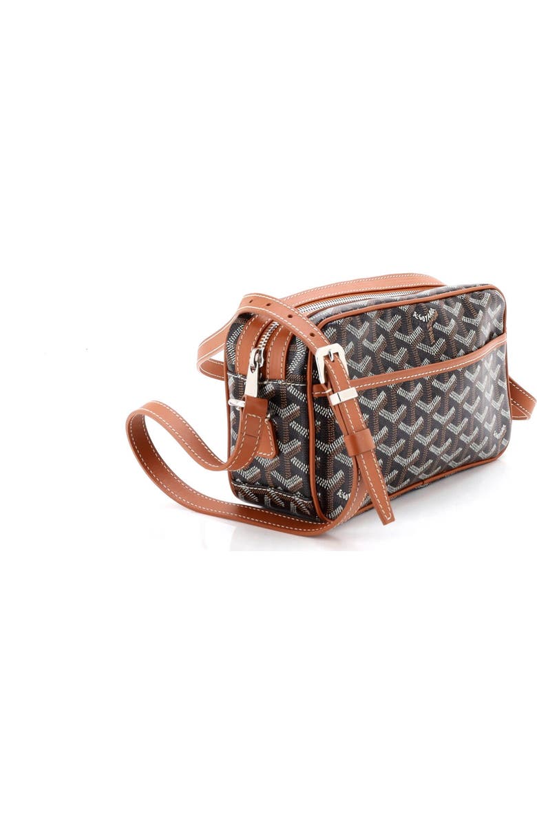 Pre-Owned Goyard Cap Vert Bag Coated Canvas, Alternate, color, Brown