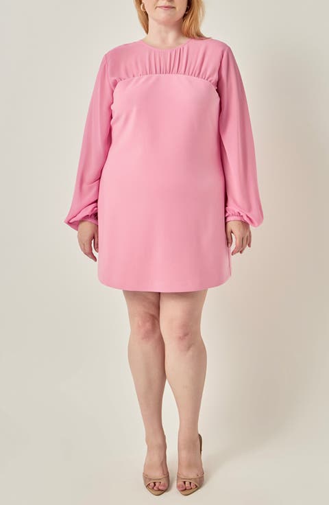 Mixed Media Minidress