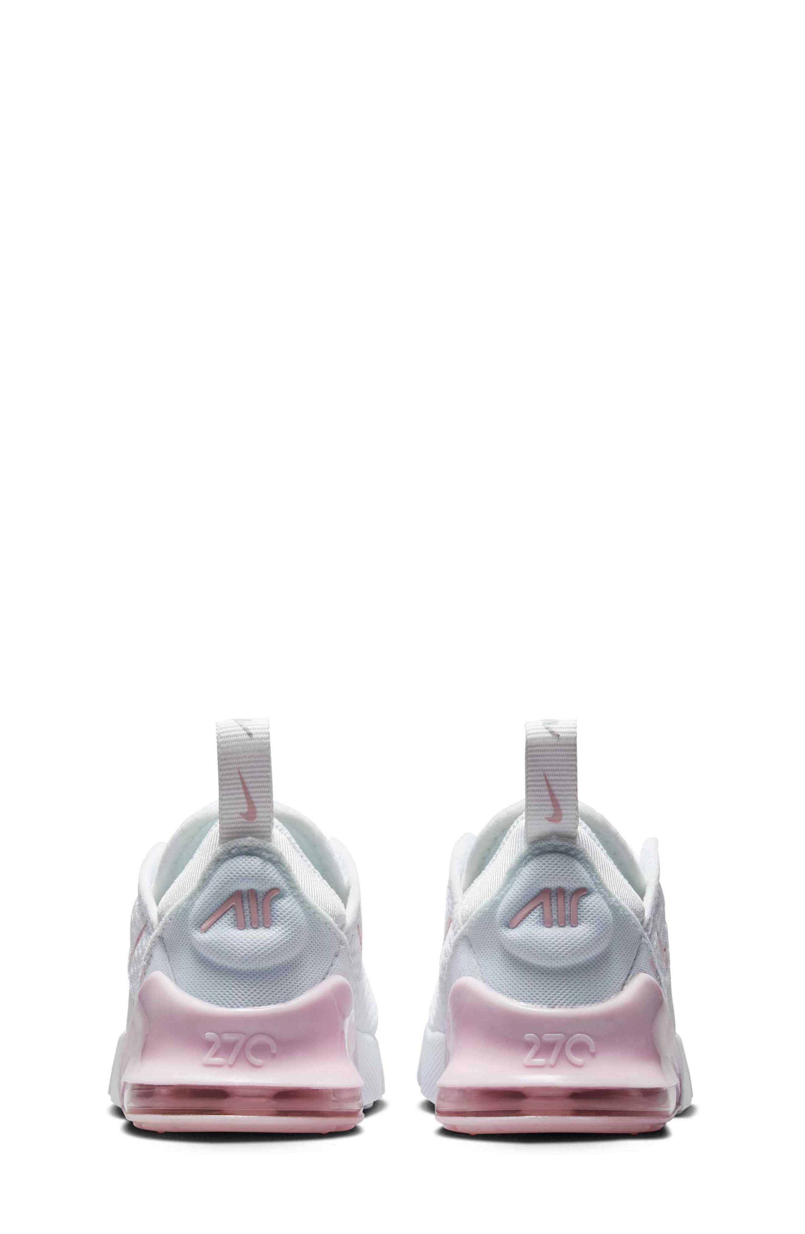 Nike Kids' Air Max 270 Sneaker, Alternate, color, 122 White/Light Smoke Grey
