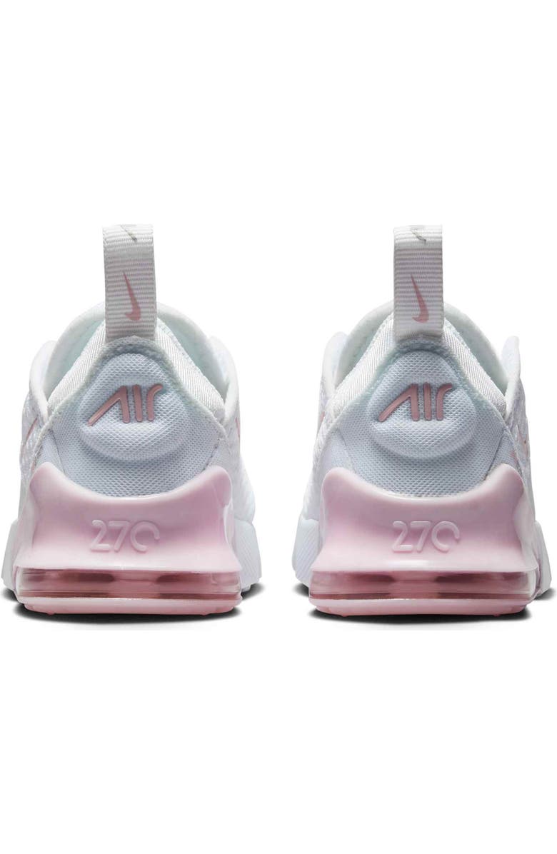 Nike Kids' Air Max 270 Sneaker, Alternate, color, 122 White/Light Smoke Grey