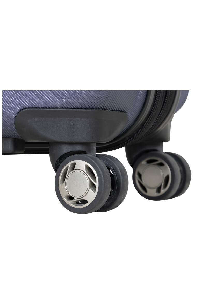 Renegade Expandable ABS 8 Wheel Suitcase, Alternate, color, SMOKEY PURPLE