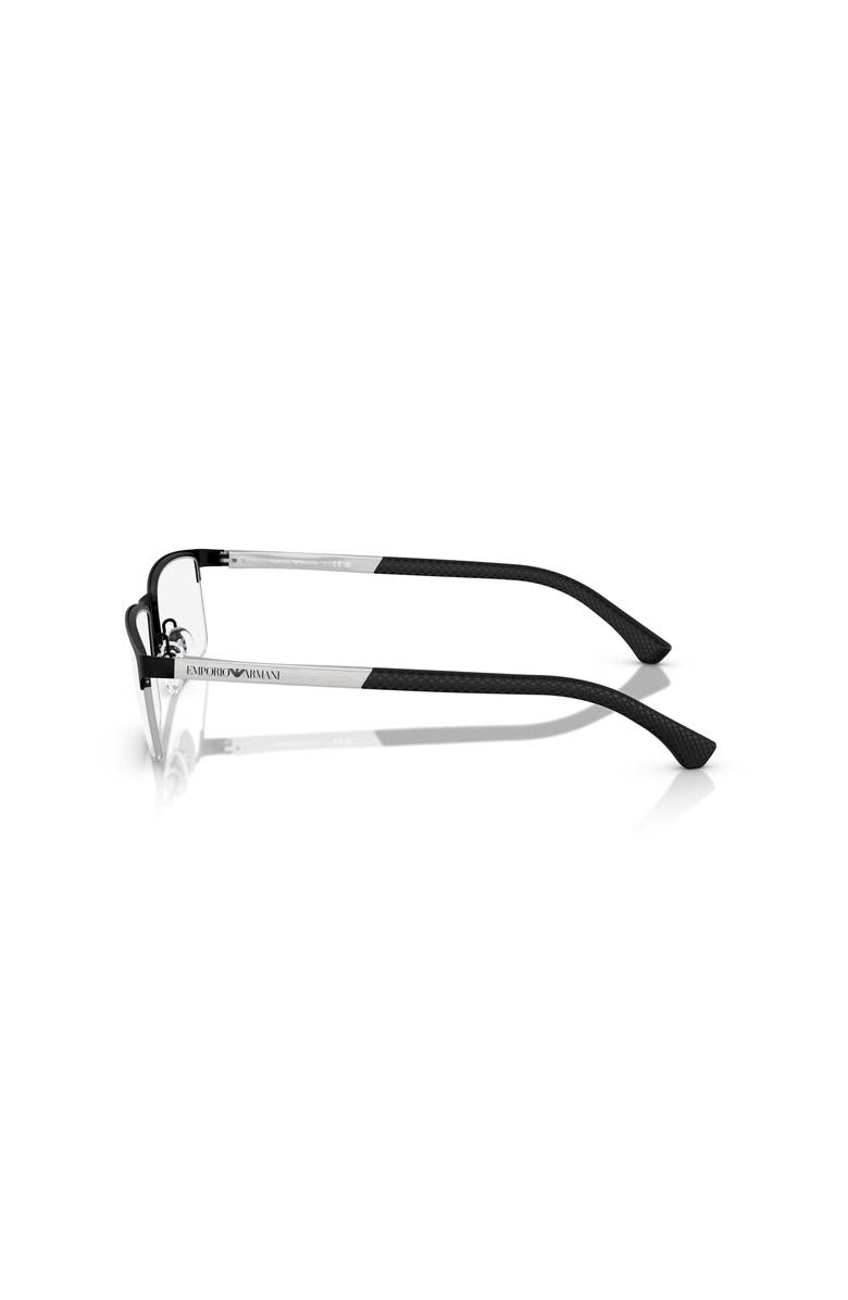 Emporio Armani 57mm Rectangle optical glasses, Alternate, color,