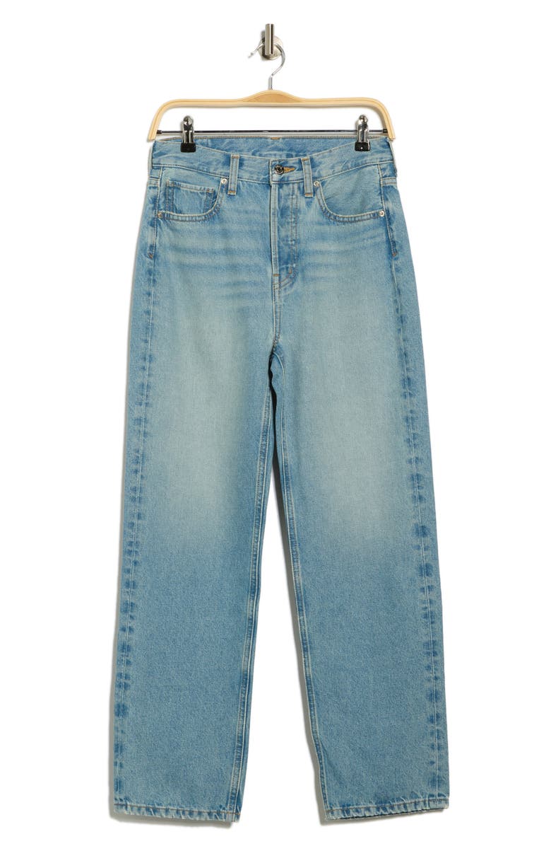 ÉTICA Tyler High Waist Straight Leg Jeans, Alternate, color, Current