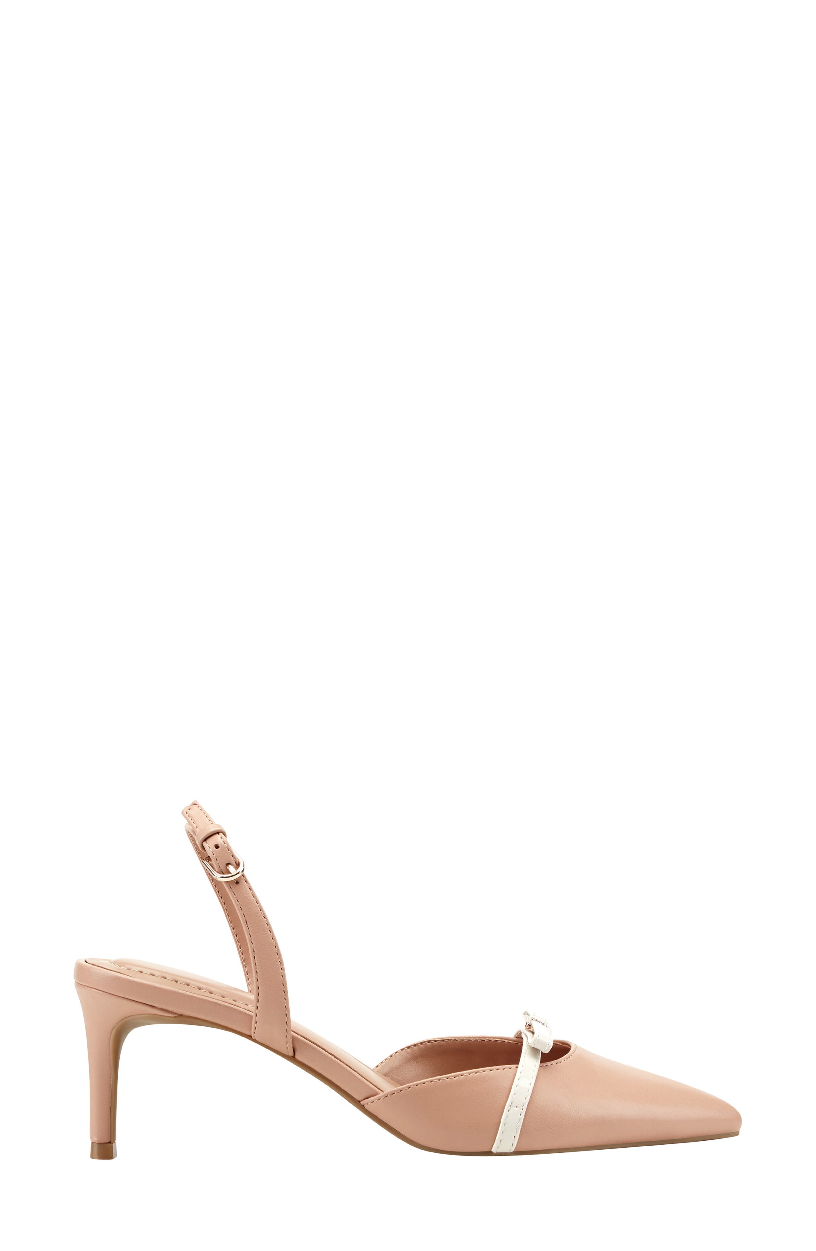 Pracen Slingback Pointed Toe Pump, Alternate, color, MEDIUM NATURAL