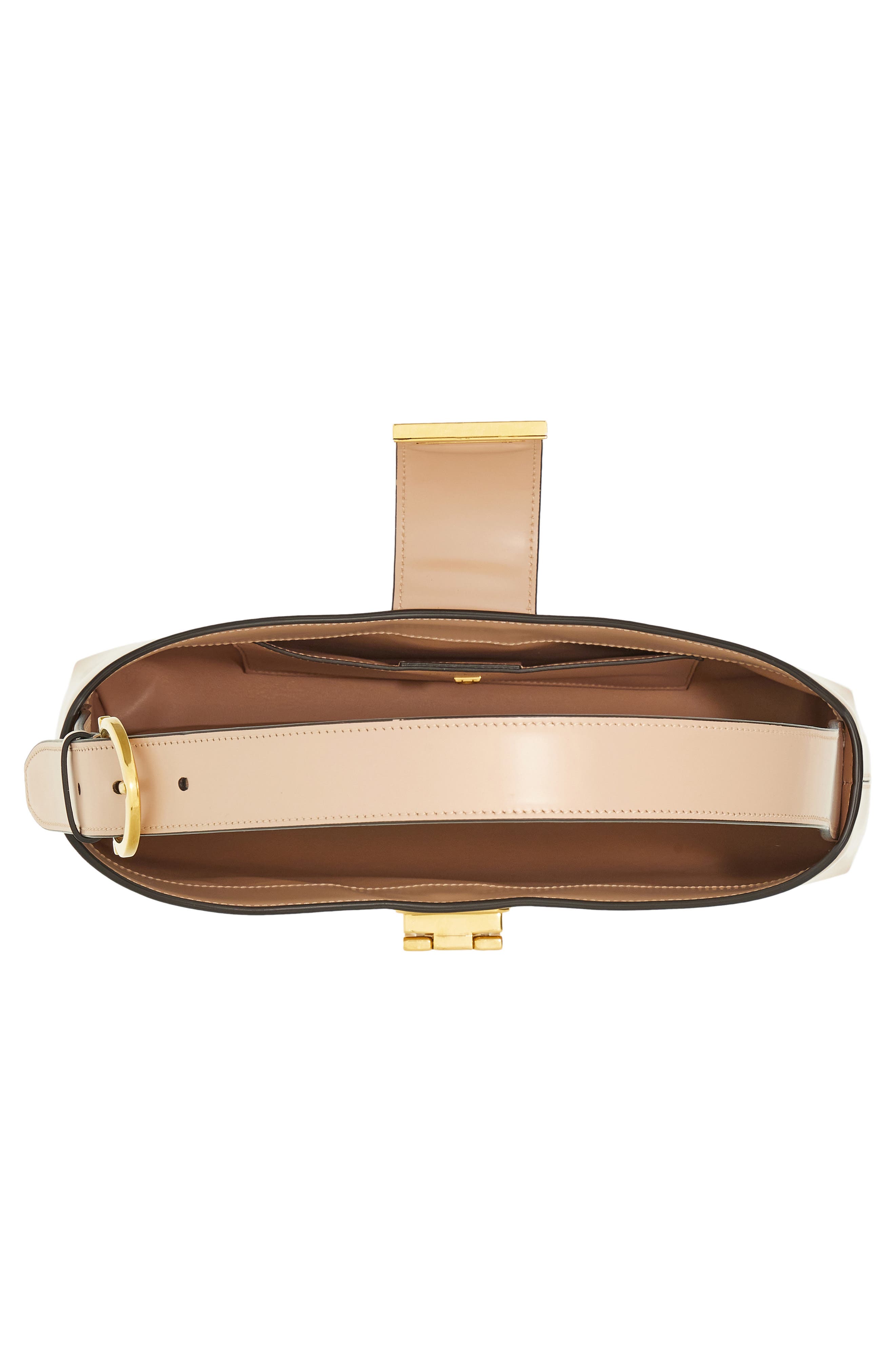 FERRAGAMO Salvatore Ferragamo Trifolio Leather Shoulder Bag, Alternate, color, 