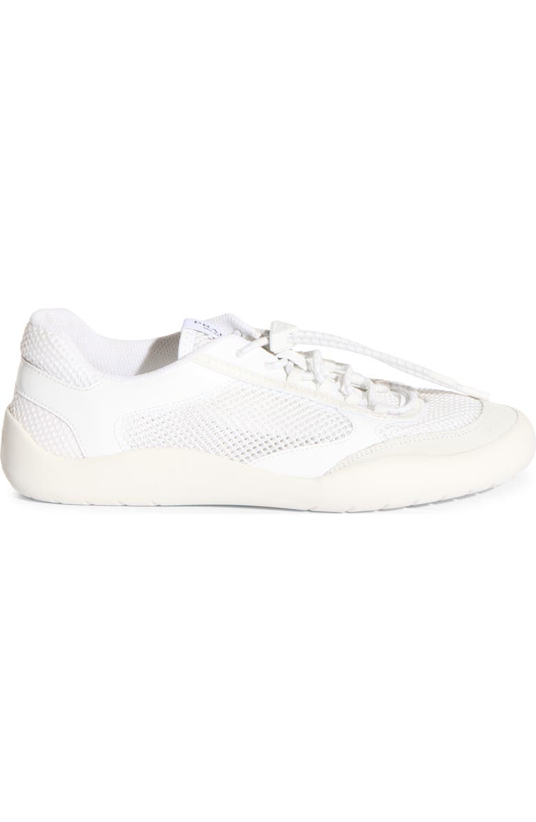 Prada Speedrock Mixed Media Sneaker, Alternate, color, Bianco