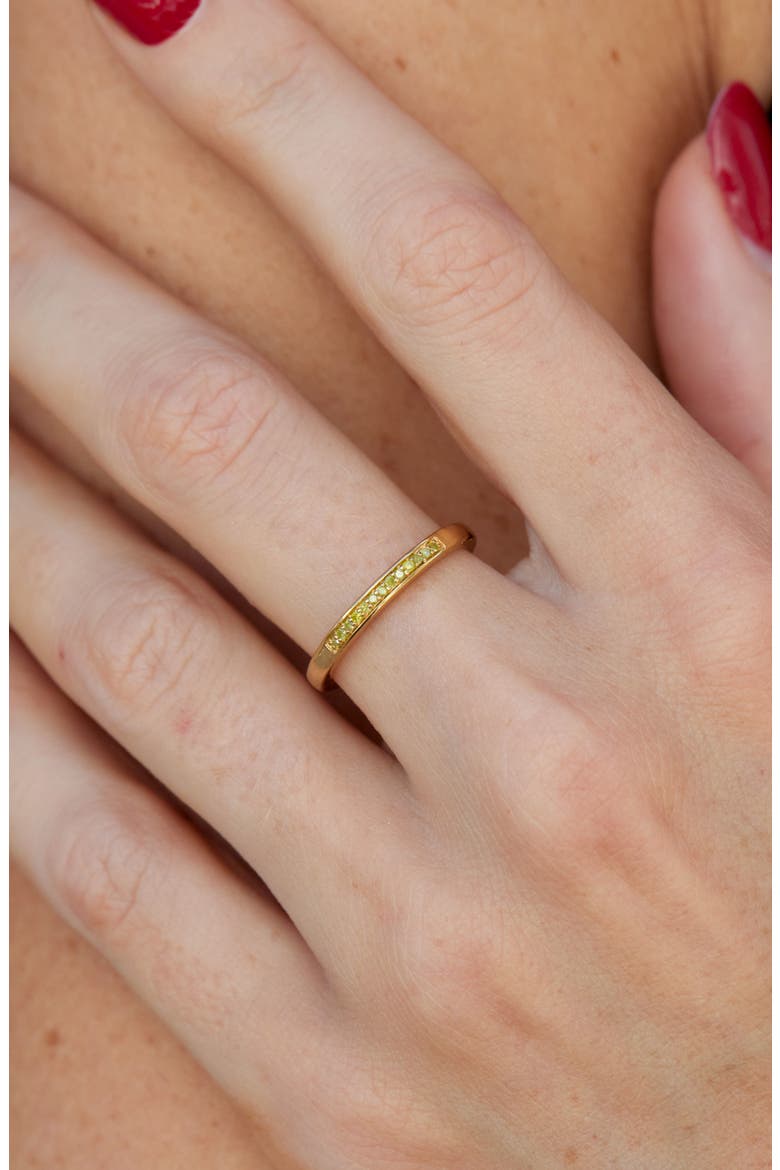Diamond Stackable Band Ring, Alternate, color, YELLOW
