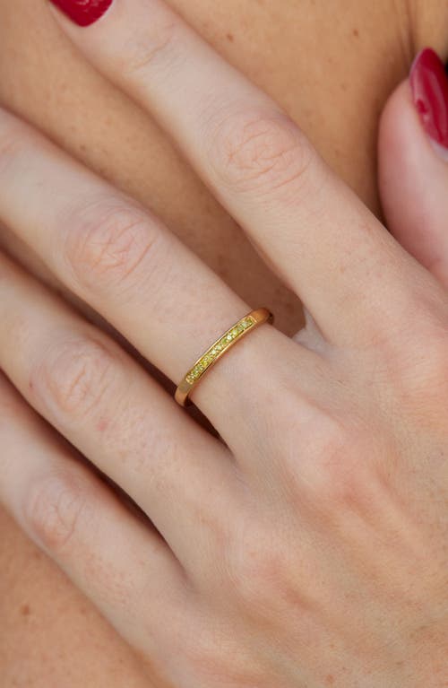 Savvy Cie Jewels Diamond Stackable Band Ring In Gold