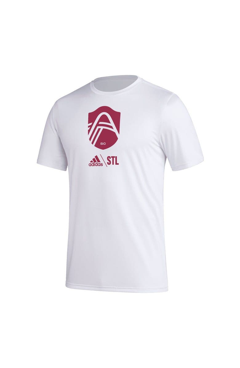 adidas Men's adidas White St. Louis City SC Icon AEROREADY T-Shirt, Alternate, color, White