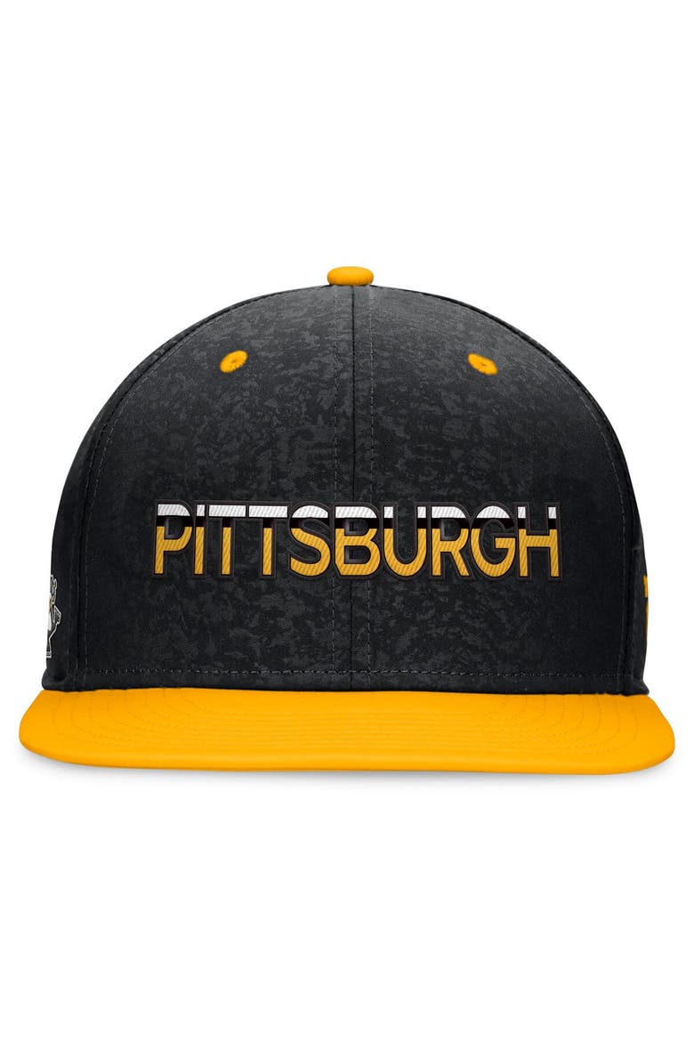 Men's Fanatics Branded Black/Gold Pittsburgh Penguins Authentic Pro Alternate Jersey Snapback Hat, Alternate, color, Black