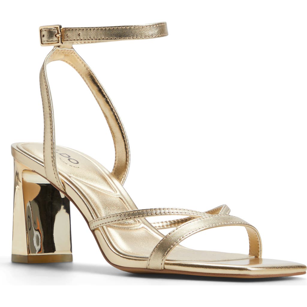 Aldo Women's Stellare Two-piece Dress Sandals In Gold